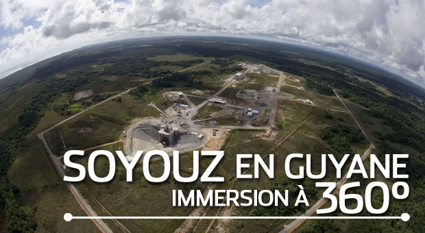 Visite de l'ensemble de lancement Soyouz à 360°