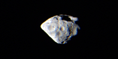 Rosetta est passée à seulement 800 km de l&#039;astéroïde Steins le 5 septembre. Crédits : Credits: ESA ©2008 MPS for OSIRIS Team MPS/UPM/LAM/IAA.